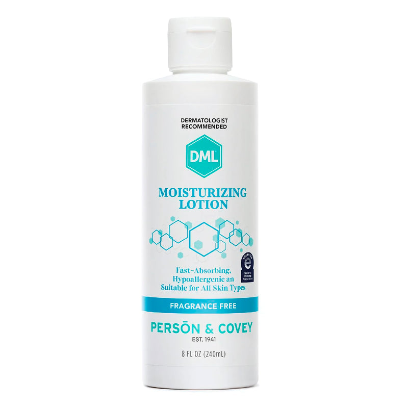 Dml Moisturizing Lotion, Fragrance Free - 8 Oz Unscented 8 Ounce