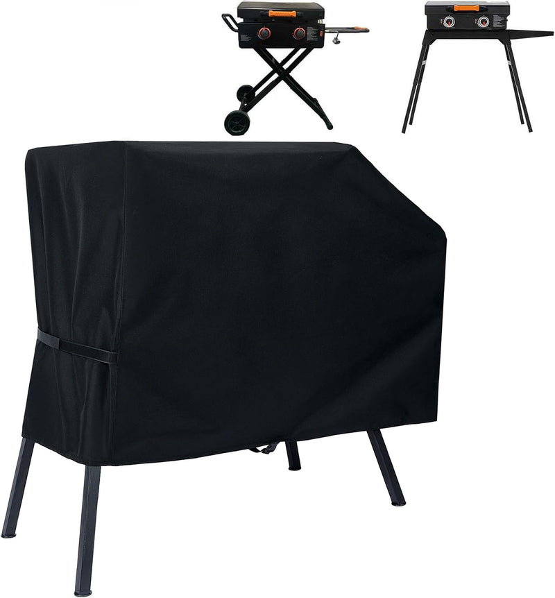 NOELIFE Grill Cover for Blackstone 22 Inch Griddle with Hood and Stand, Waterproof Griddle Accessories for Blackstone 17 and 22 Inch, Windproof