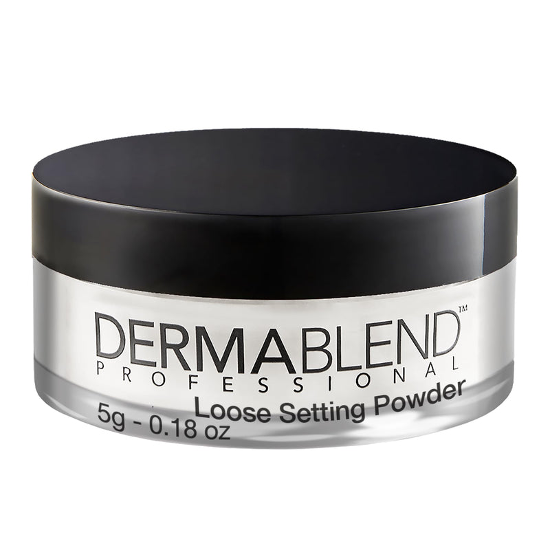 Dermablend Loose Setting Powder, Face Powder Makeup & Finishing Powder for Light, Medium & Tan Skin Tones Original Translucent 0.18 Oz
