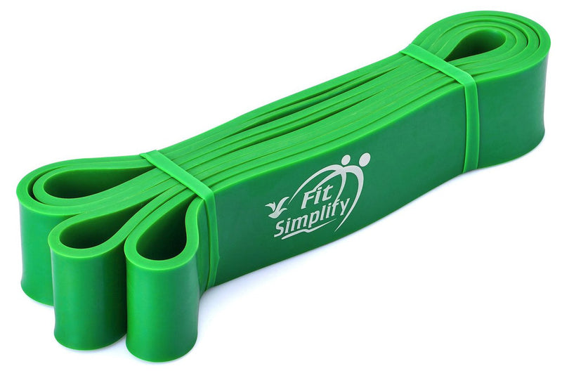 Fit Simplify Pull Up Assist Resistance Bands for Fitness, Physical Therapy, Stretching, Mobility and Exercise Green