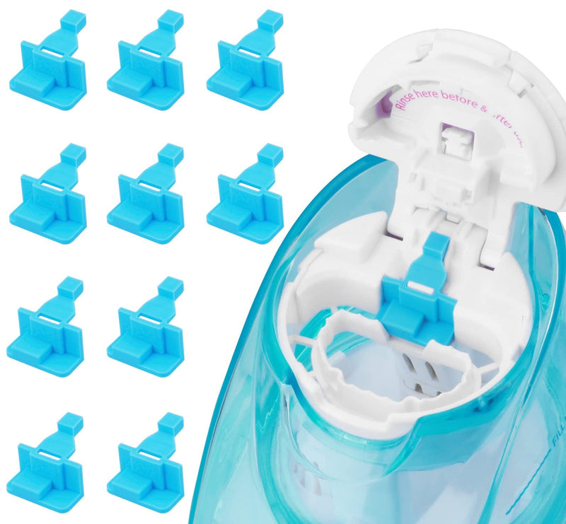 Silicone Saltwater Pods Refills Accessories Compatible with Navage Nasal Care - Save Saltwater Pods for Easy Operation (10 Pack-Blue)