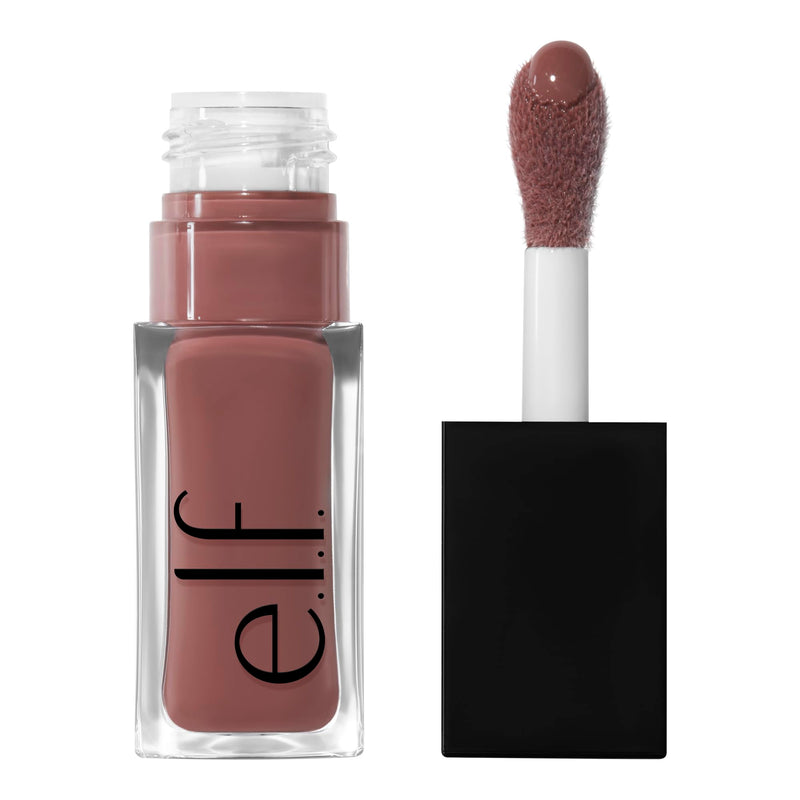 E.L.F. Glow Reviver Lip Oil, Nourishing Tinted Lip Oil for a High-Shine Finish, Infused with Jojoba Oil, Vegan & Cruelty-Free, Money Mauve