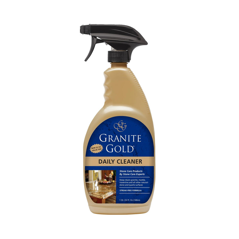 Granite Gold Daily Cleaner for Granite, Marble & Other Natural Stone & Quartz Surfaces, 32 Ounces 32 Fl Oz (Pack of 1)