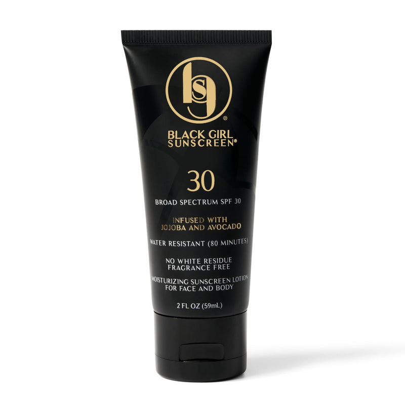 Black Girl Sunscreen SPF 30 for the Face & Body - Moisturizing Sun Protection, SPF 30, Sun Lotion for Women, Ultra Sheer, Travel Size Sunscreen,