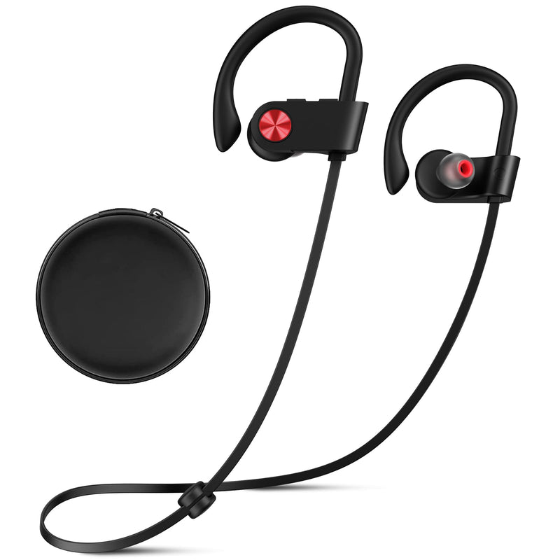 Bluetooth Headphones, Bluetooth 5.3 IPX7 Waterproof Wireless Sports Earbuds for Workout Gym, 16 Hrs Playtime Running Headphones with Noise