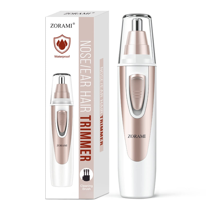 Ear and Nose Hair Trimmer Clipper - 2025 Professional Painless Eyebrow & Facial Hair Trimmer for Men Women, Battery-Operated Trimmer with IPX7