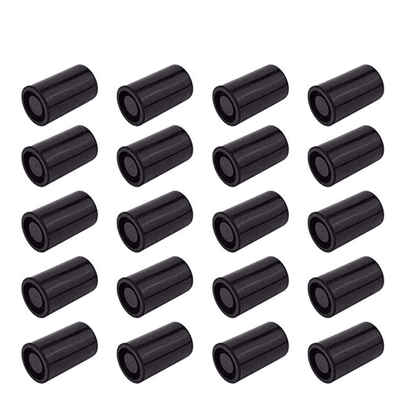 Golden Pearl 35mm Caliber Plastic Film Canisters -20pcs(Black )