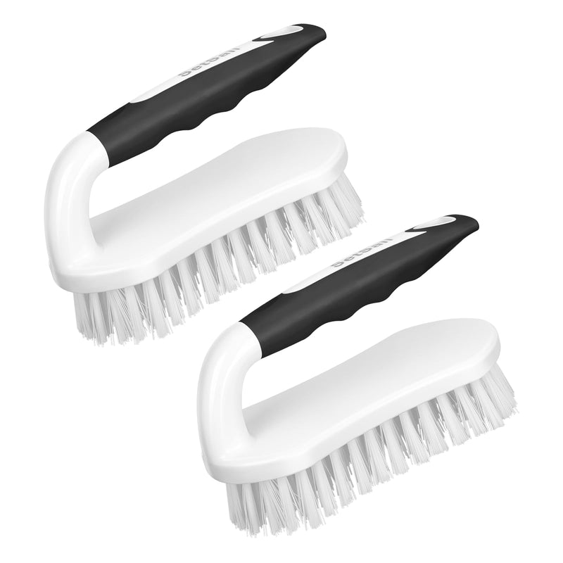 Setsail Scrub Brush, Heavy-Duty Scrub Brushes for Cleaning with Stiff Bristles Cleaning Brush for Shower, Bathroom, Carpet, Kitchen and Bathtub