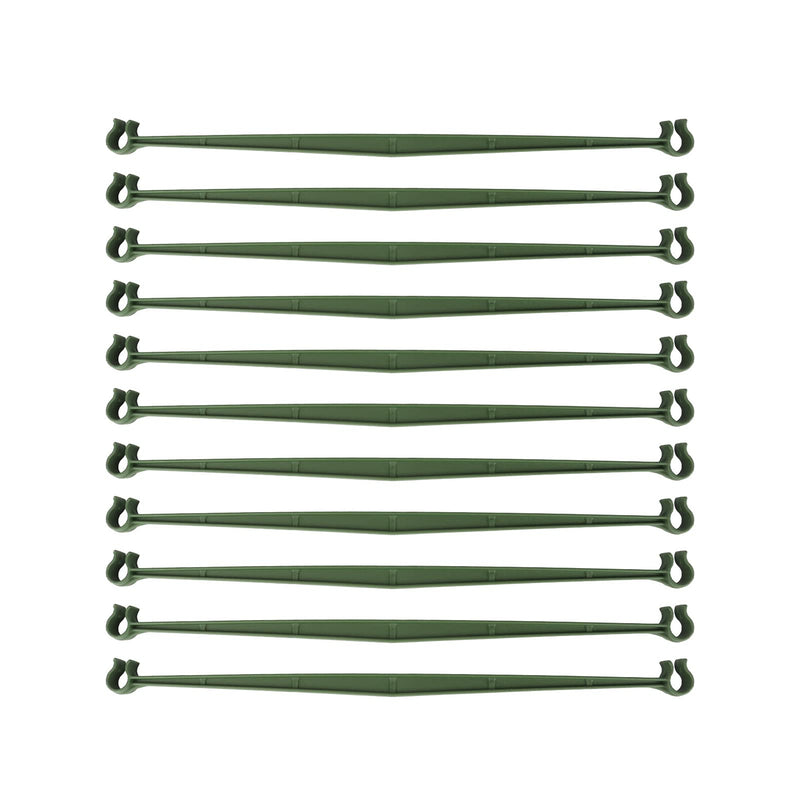 30PCS Stake Arms for Tomato Cage?Expandable Trellis Connectors-11.8" with 2 Buckles for Tomato Cage Attach 11Mm Diameter Plant Stakes