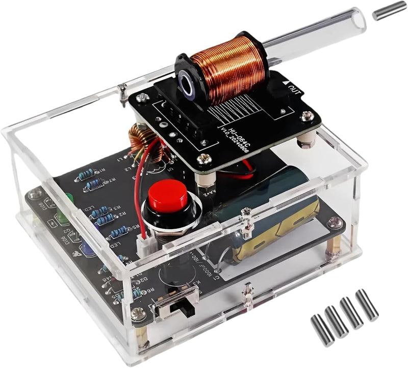 STEM Projects DIY Toys Soldering Practice Kit, Electric Magnetic Transmitter Educational Electronics Kit, Mini DIY Shooting Game Toy Gift for