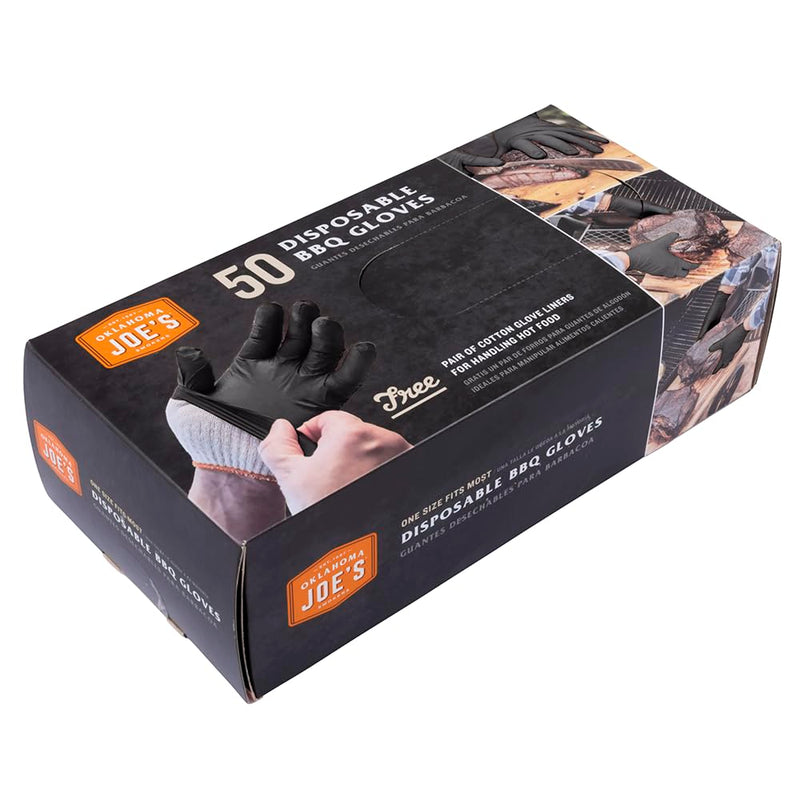 Oklahoma Joe's Disposable BBQ Gloves, 50-count - 4386292R06 50 Count (Pack of 1)