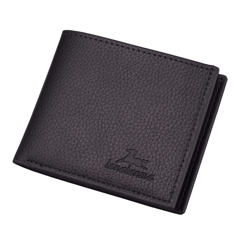 Slim Wallet for Men with Coin Purse, Minimalist Wallet with Zipper, Bifold Mens Wallets with Credit Card Holder, PU Leather Men'S Wallet with