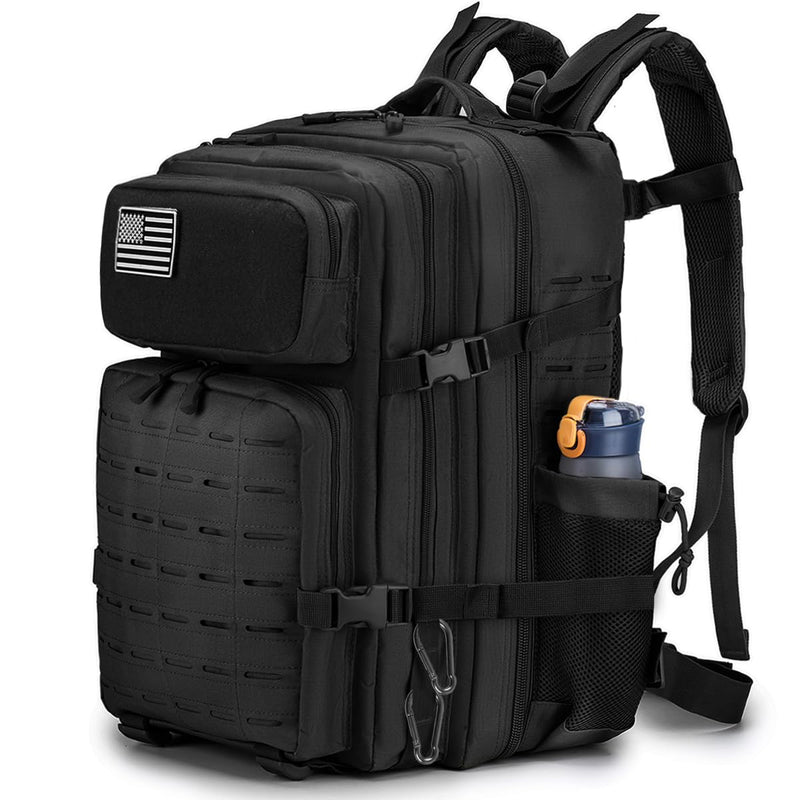 50L Military Tactical Backpack for Men,Water Resistant Day Backpack Molle Army 3 Days Assault Pack Bug Out Bag,Heavy Duty Hiking Treeking Gym