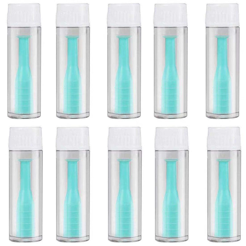 Hard Contact Lens Remover 10 Pack RGP PlungerInserter for Soft Hard Lenses Contact Lens Remover,10 Count