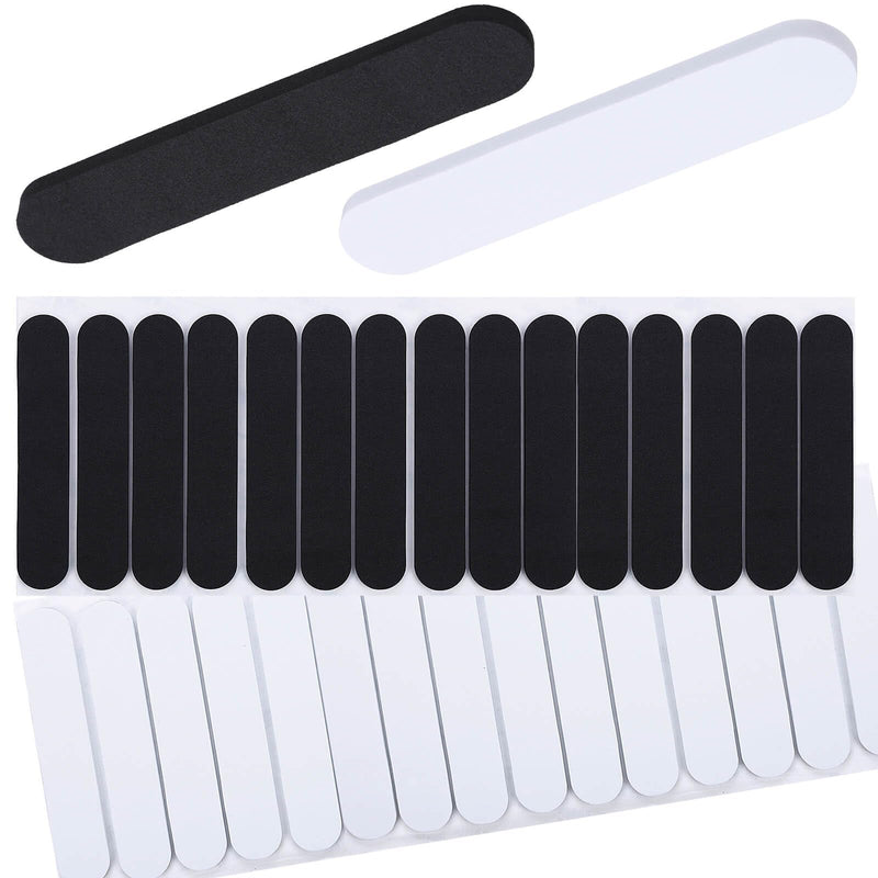 30PCS Hat Size Tape, Hat Size Reducer Inserts, Hats Reducing Tapes, Foam Reducing Self Adhesive Tape for Hats (Black and White), Hard Hats Accessories