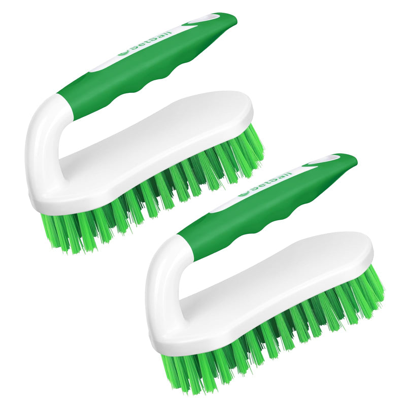 Setsail Scrub Brush, Heavy-Duty Scrub Brushes for Cleaning with Stiff Bristles Cleaning Brush for Shower, Bathroom, Carpet, Kitchen and Bathtub