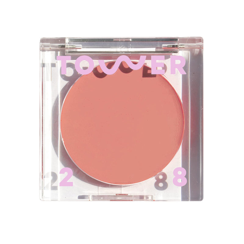 Tower 28 Beauty Beachplease Cream Blush for Cheeks and Lips - Multi-Purpose Lip and Cheek Tint in Rosy Nude - for Sensitive Skin â Color MAGIC
