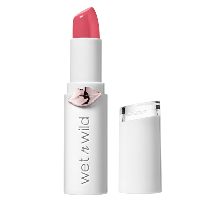 Wet N Wild Mega Last High-Shine Lipstick Lip Color, Infused with Seed Oils for a Nourishing High-Shine, Buildable & Blendable Creamy Color,