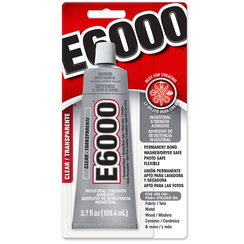 E6000 230010 Craft Adhesive, 3.7 Fluid Ounces, clear 3.7 Oz