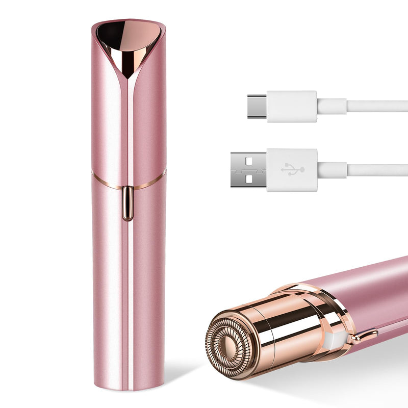 Facial Hair Remover for Women- as Seen on TV Painless Face Shaver -Mini Hair Remover, Electric Razor Shaver Portable Bikini Epilator for Lips,