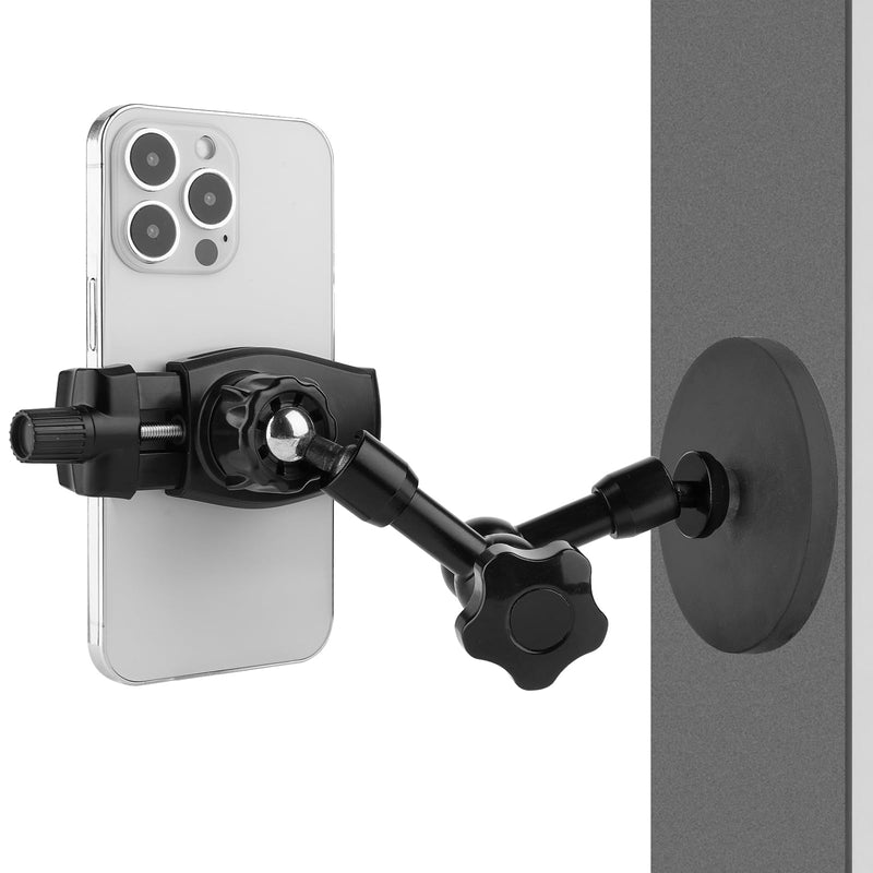 Magnetic Phone Holder,Heavy Duty Phone Mount for Truck/Tractor/Forklift/Boat/Motor Vehicles,Fit 3.5~7.5" Iphone/Nexus/Smartphone,360ðAdjustable