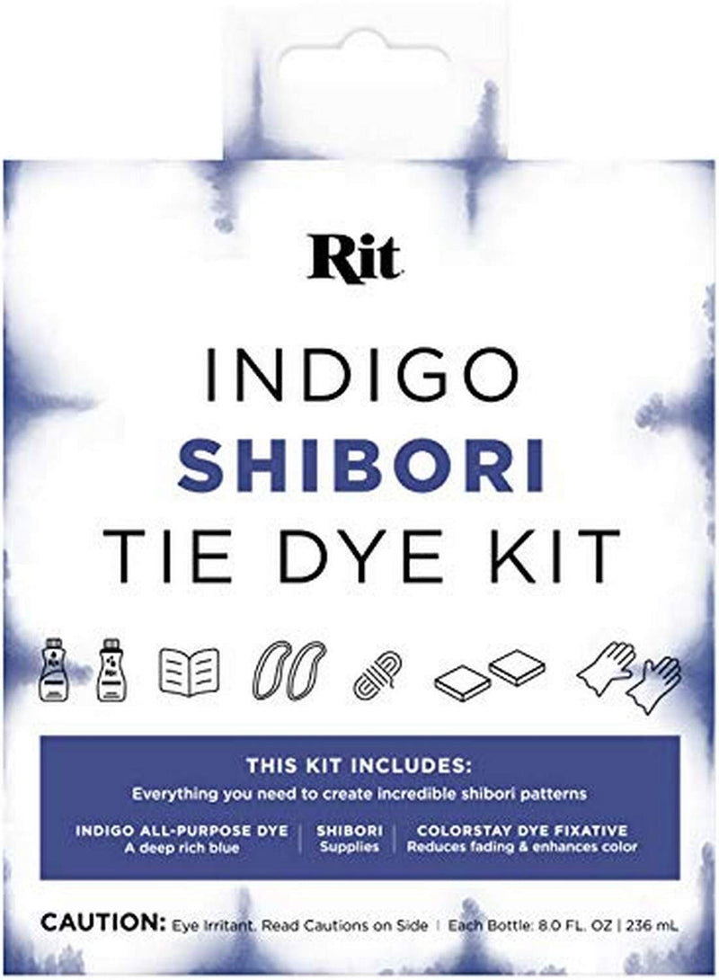 Rit Indigo Shibori Tie Dye Kit, Model Number: 85847 , Blue (Pack of 1)