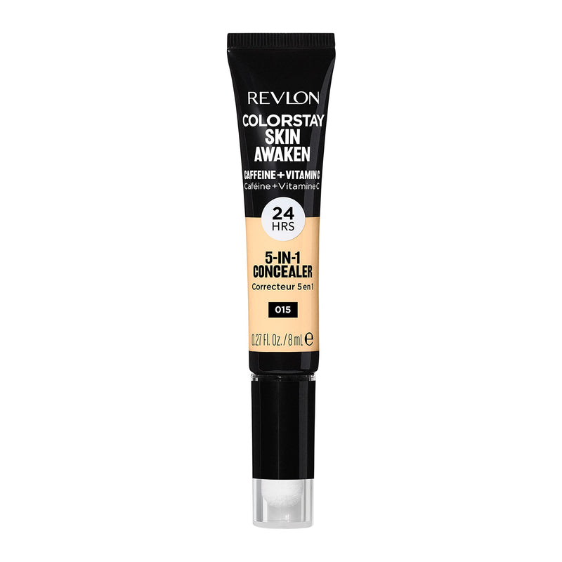 Revlon ColorStay Skin Awaken Concealer, 015 Light, 0.27 fl oz 015 Light 0.27 Fl Oz (Pack of 1)