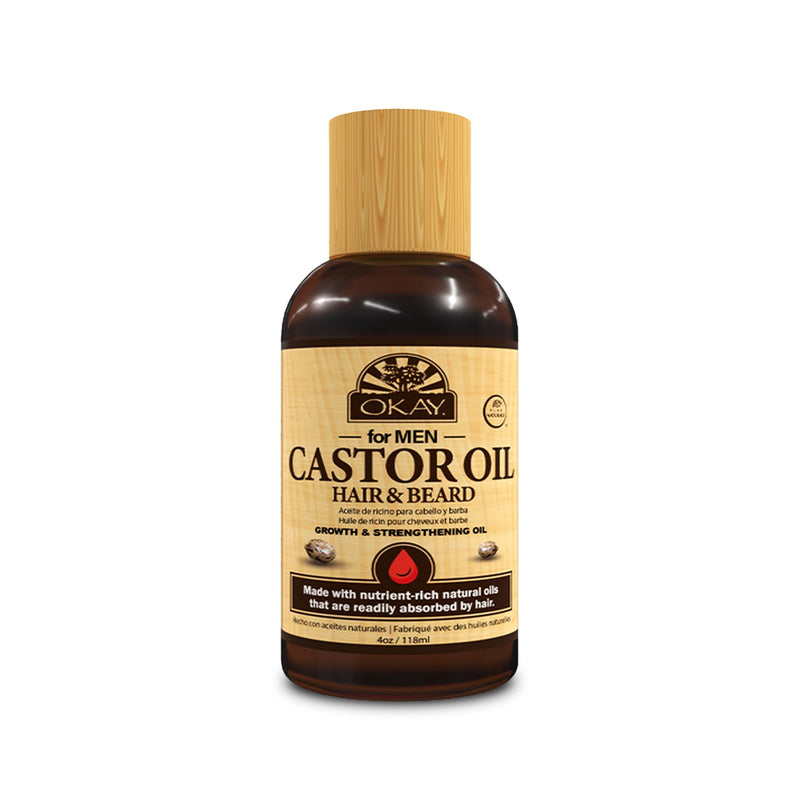 OKAY MEN BEARD HAIR GROWTH OIL 4Oz