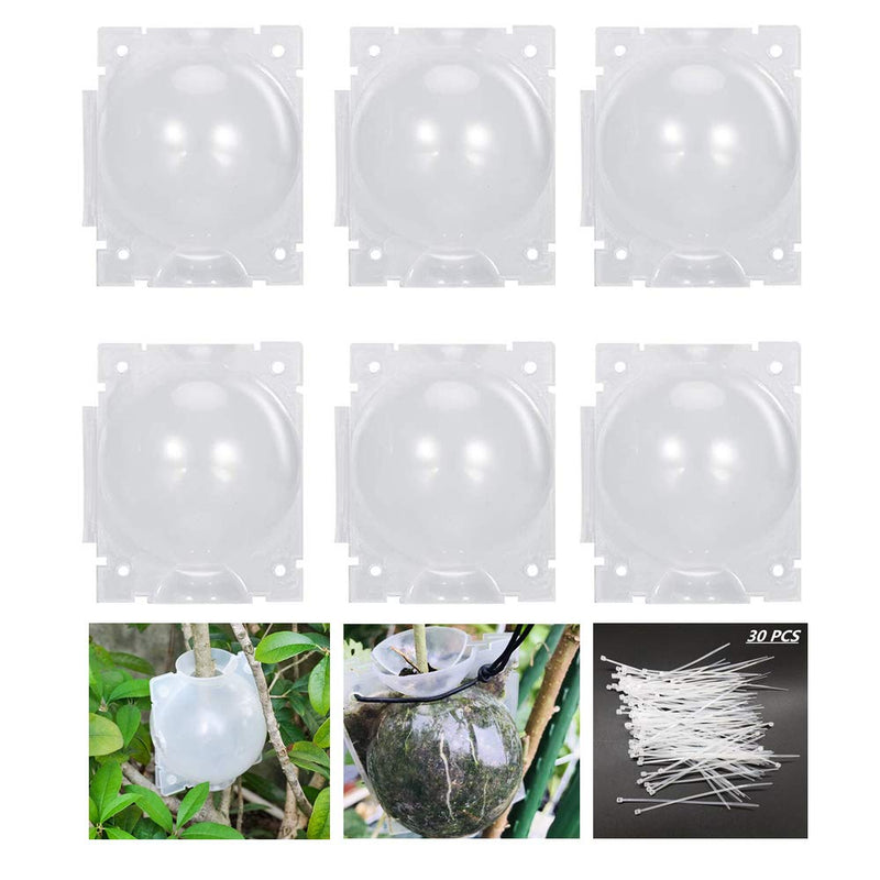 Air Layering pods, Reusable Plant Rooting Device Plant Rooting Grow Box High Pressure Propagation Ball Grafting Device Botany Root Controller