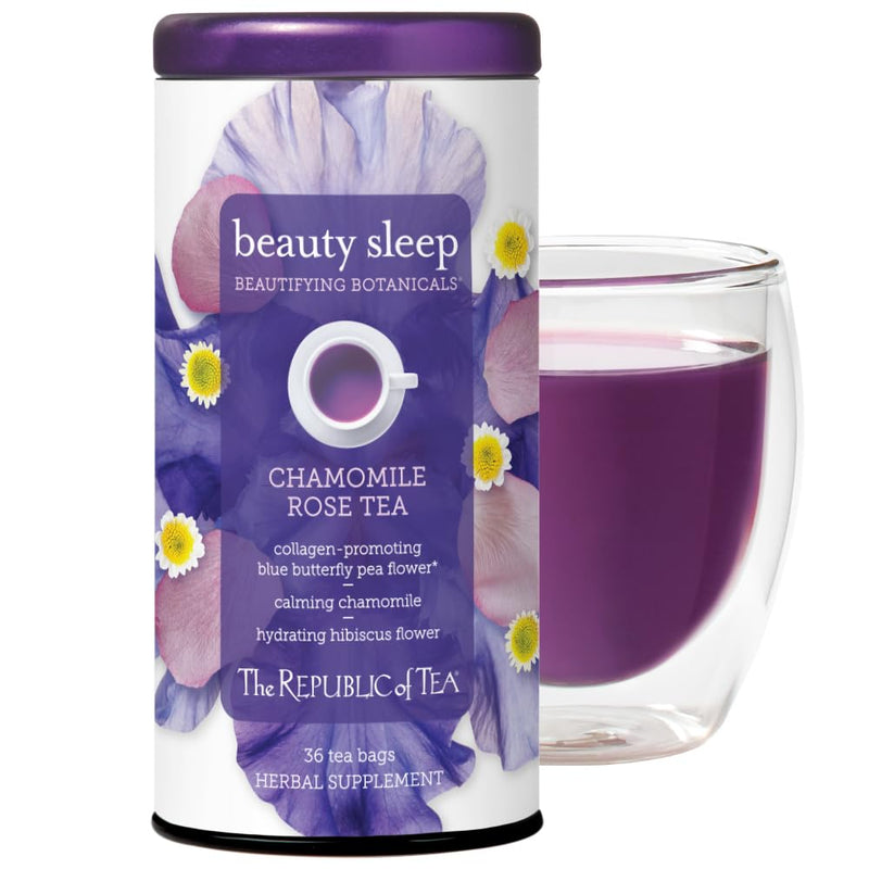 The Republic of Tea Beautifying Botanicals Beauty Sleep Herbal Tea, 36 Ct 36 Count (Pack of 1)