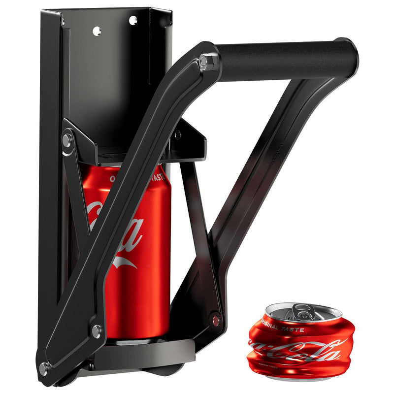 Can Crushers for Recycling - 16 oz Heavy Duty Aluminum Can Crusher Wall Mounted - Soda and Beer Can Smasher for Recycling with Bottle Opener - For