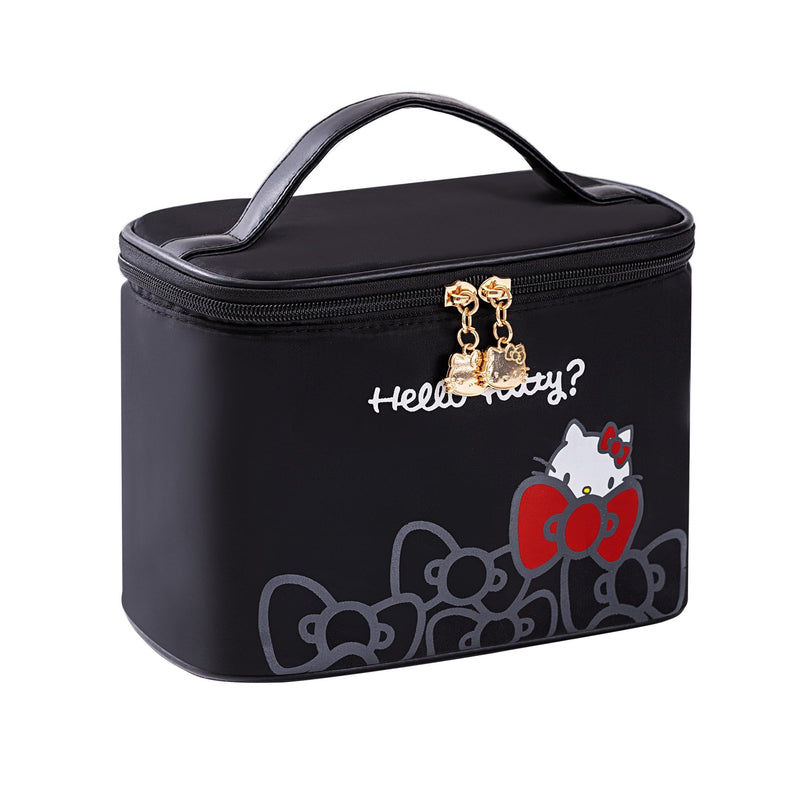 AmBealla Makeup Bag Large Waterproof Cosmetic Bags with Makeup Brush Holder, Cute Printed Makeup Organizer for Women Traveling,Portable Toiletry