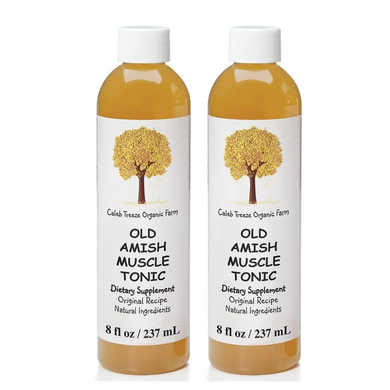 Caleb Treeze Old Amish Muscle Tonic 8 oz (Pack of 2) 8 Fl Oz (Pack of 2)