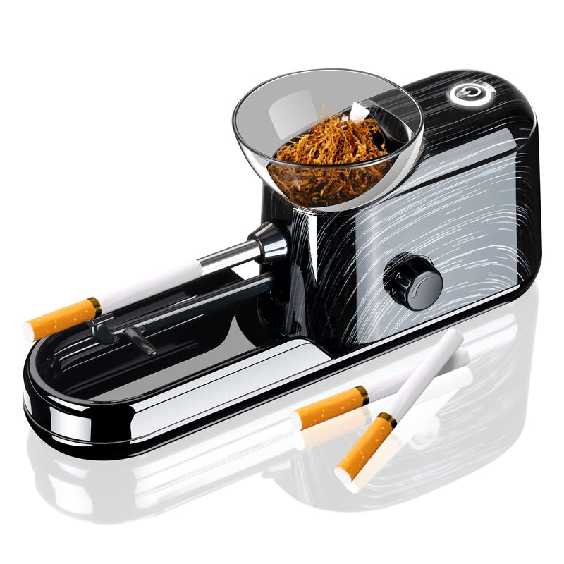 Electric Cigarette Rolling Machine High Speed Cigarette Roller Maker Portable Household Automatic Electric Cigarette Injector Machine 8mm Tube (K1)