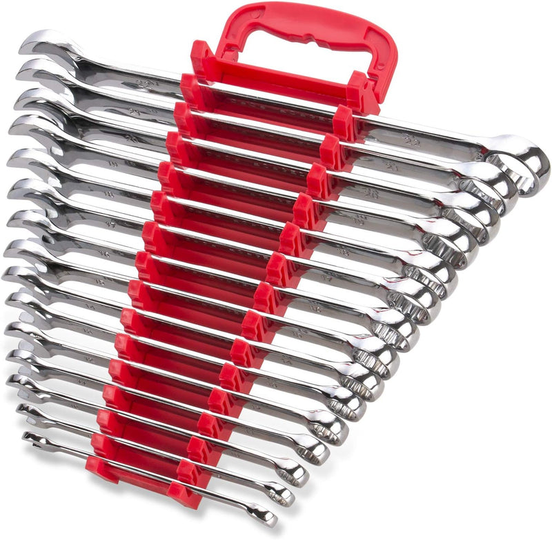 Max Torque 15-Piece Premium Combination Wrench Set, Chrome Vanadium Steel, Long Pattern Design | Include Metric Sizes 8, 9, 10, 11, 12, 13, 14,