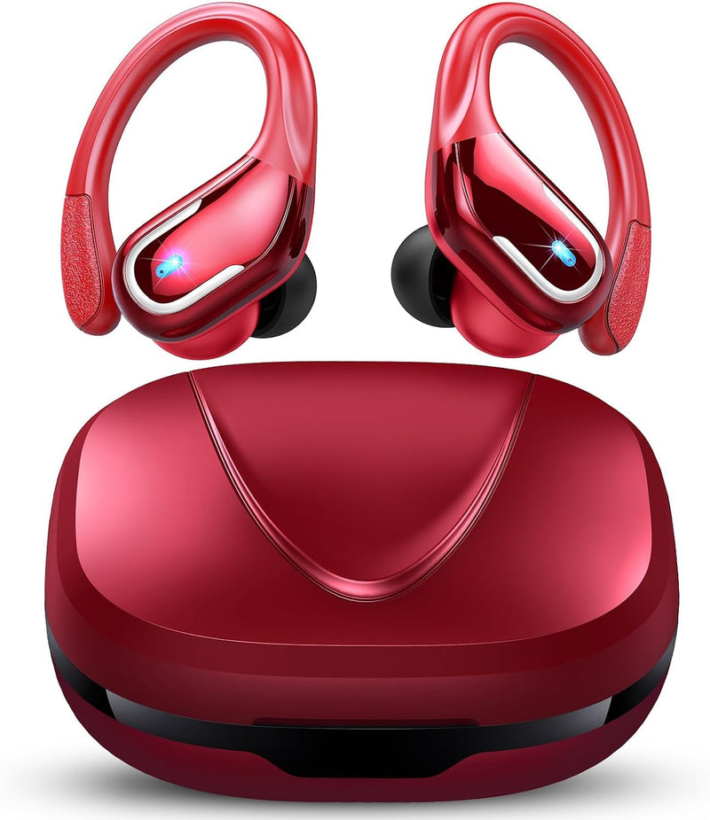 Wireless Earbud, 75Hrs Bluetooth 5.4 Headphones IP7 Waterproof for Sport, Running Wireless Earphones with ENC Noise Canceling Mics, Deep Bass over