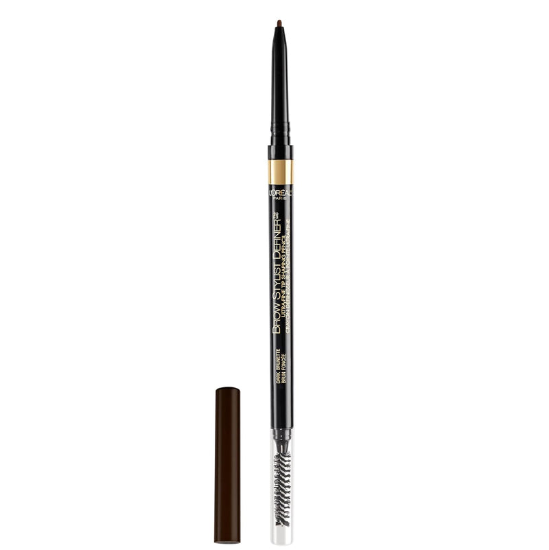 L'Oreal Paris Makeup Brow Stylist Definer Waterproof Eyebrow Pencil, Ultra-Fine Mechanical Pencil, Draws Tiny Brow Hairs and Fills in Sparse Areas