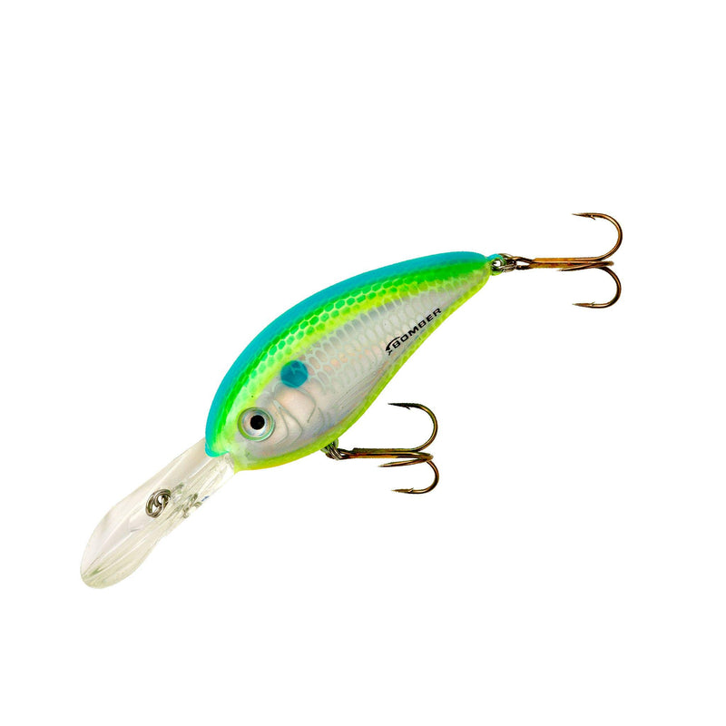 Bomber Lures Fat Free Shad Crankbait Bass Fishing Lure 2 1/2", 1/2 oz Citrus Shad