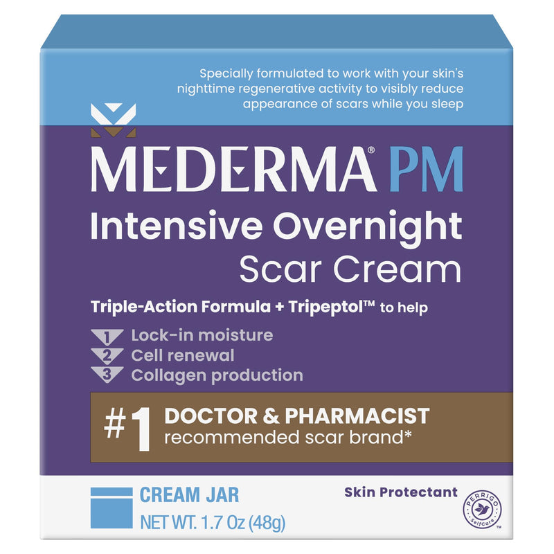 Mederma PM Intensive Overnight Scar Cream, with Tripeptol, 1.7 Oz 1.7 Ounce (Pack of 1)
