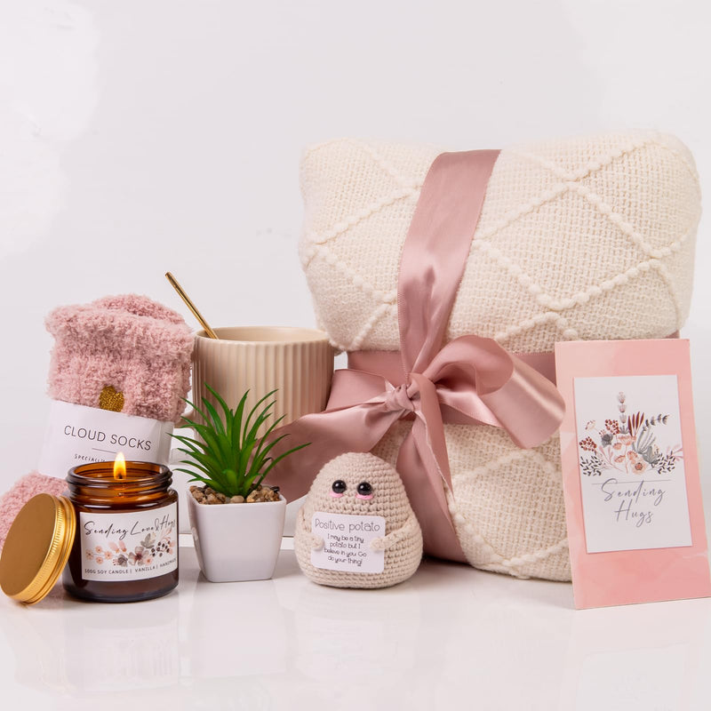 Get Well Gifts for Women, Sympathy Gifts Care Package for Women Get Well Soon Gift Basket for Sick Friends after Surgery Gifts Feel Better Gifts