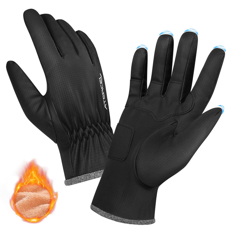 ATERCEL Gloves for Cold Weather Men Women Warm Winter Gloves Touchscreen Large