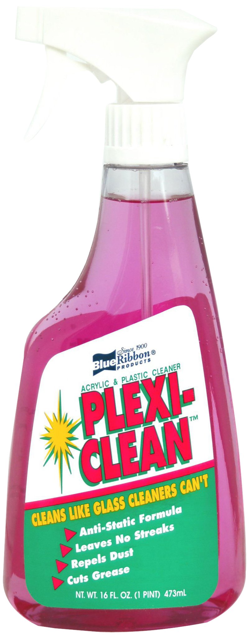 Blue Ribbon Plexi-Clean Acrylic and Plastic Cleaner, 16 fl. oz. 16 Ounce (Pack of 1)