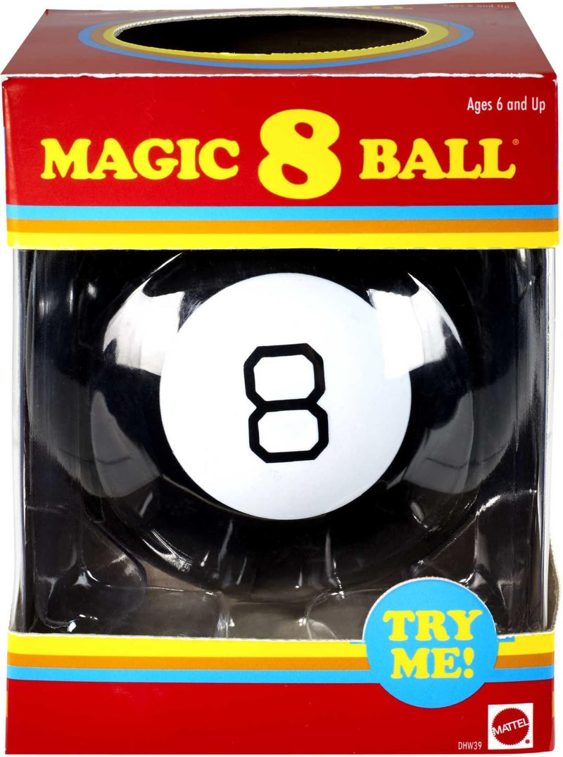 Mattel Games Magic 8 Ball Novelty Fortune-Telling Toy, Ages 3+ 4.5 x 4.5 x 4.5 inches