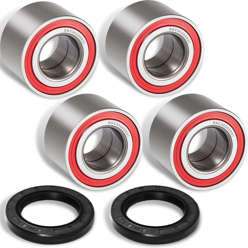 6PCS Wheel Bearings Kit & Front Wheel Shaft Seal for Can-Am Defender/Commander/Maverick/Outlander/Renegade Replaces # 293350040, 705400088,