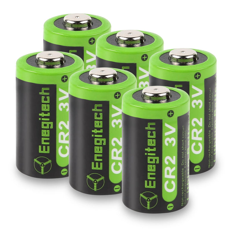 Enegitech CR2 Battery, CR15H270 3V Lithium Battery 1000mAh for Golf Rangefinder, Nest Temperature Sensor, Instax SQ1/SQ40 Camera Non-Rechargeable
