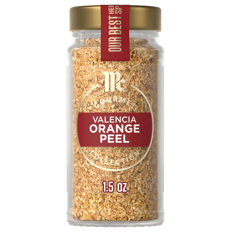 McCormick Gourmet Valencia Orange Peel, 1.5 oz Valencia Orange Peel 1.5 Ounce (Pack of 1)