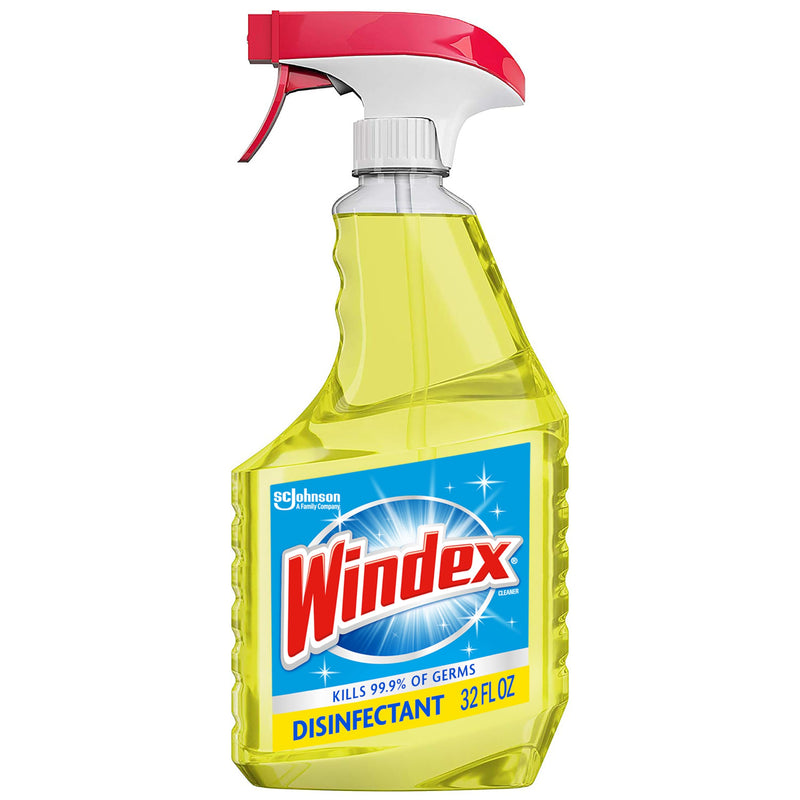 Windex Multipurpose Cleaner Disinfectant Spray Bottle, Packaging Designed to Prevent Leakage and Breaking, Surface Cleaning Spray, Citrus Fresh