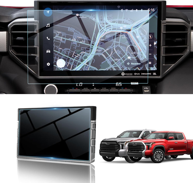 BIBIBO for 2024 2025 2026 Toyota Tundra Screen Protector 2022-2025 2026Tundra 14 Inch Radio Screen Protector,Anti Glare & Scratch HD Clear 2024