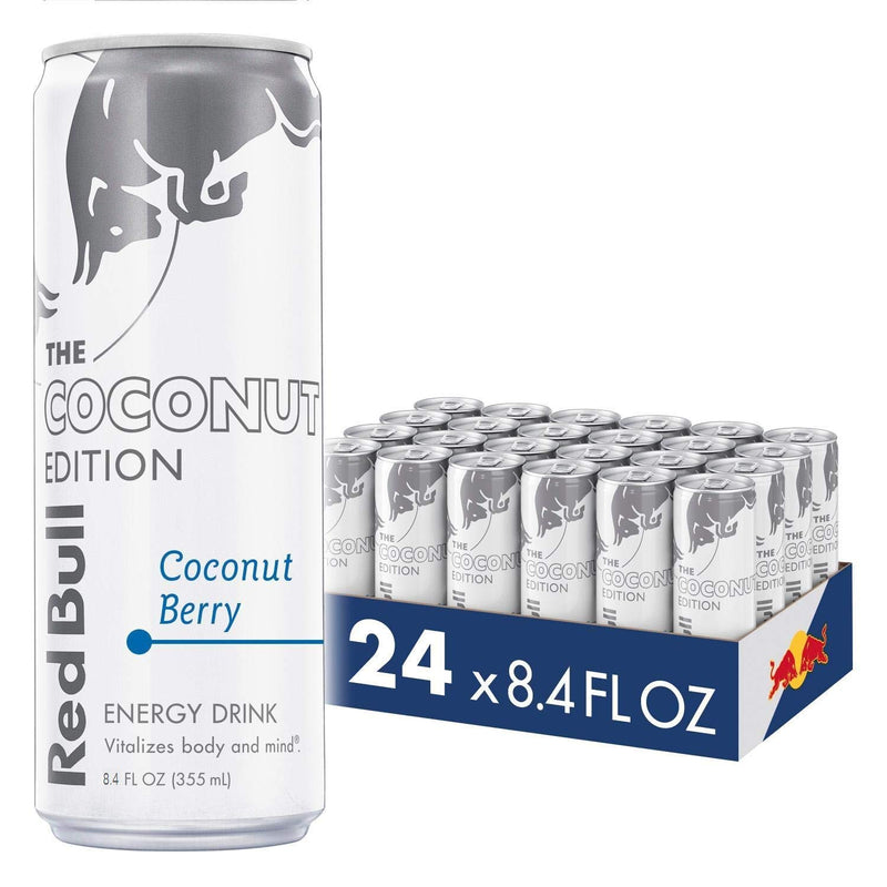 Red Bull Energy Drink, Coconut Berry, 8.4 Fl Oz, Pack of 24 Coconut Berry 8.4 Fl Oz, 24pk