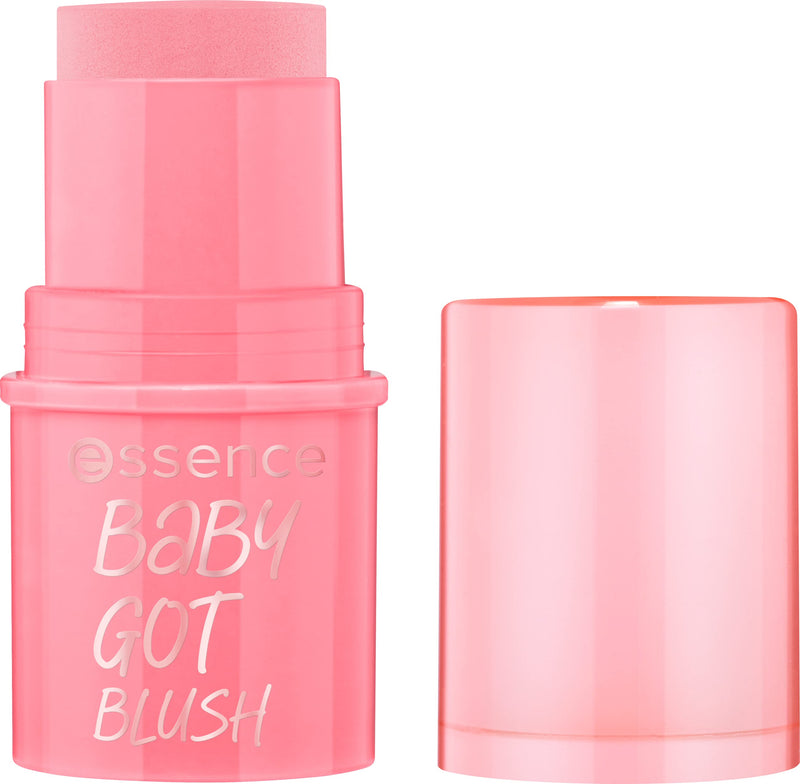 essence | Baby Got Blush (10 | Tickle Me Pink) | Easy to Apply & Blend Pigmented Cream Blush Stick | Vegan & Cruelty Free | Free From Gluten,
